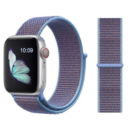 Apple Watch rugalmas szövet óraszíj /égszínkék/ 44/45/46/49 mm