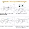 MYBANDZ Klasszikus fém óraszíj - fekete/18mm