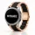 MYBANDZ Klasszikus fém óraszíj - rosegold-fekete/ 20mm