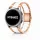 MYBANDZ Klasszikus fém óraszíj - rosegold-fehér 20mm