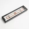 MYBANDZ Klasszikus fém óraszíj - rosegold-fehér 20mm