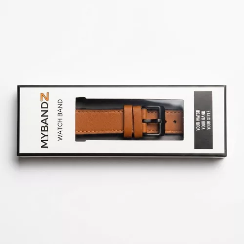 Apple Watch kívül bőr belül szilikon óraszíj /őzbarna/ 40/41 és 42mm