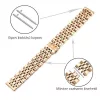 MYBANDZ Pearlmaster láncszemes fém óraszíj - rosegold/ 20mm
