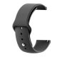 MYBANDZ Szilikon óraszíj gömb csattal /fekete/ 20mm