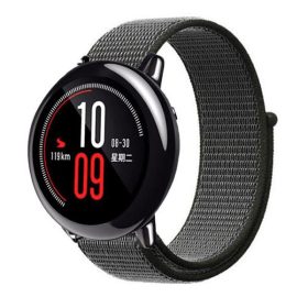   MYBANDZ Tépőzáras rugalmas szövet óraszíj / fekete / 20mm