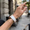 Apple Watch bőróraszíj /fehér/ 44/45/46/49 mm
