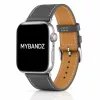 Apple Watch bőróraszíj /szürke/ 44/45/46/49 mm