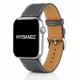 Apple Watch bőróraszíj /szürke/ 44/45/46/49 mm