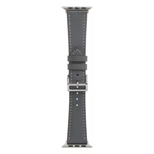 Apple Watch bőróraszíj /szürke/ 44/45/46/49 mm