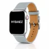 Apple Watch bőróraszíj /világos szürke/ 44/45/46/49 mm