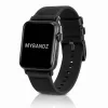 Apple Watch UrbanLeather bőróraszíj / fekete - fekete csattal / 44/45/46/49 mm
