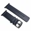 Apple Watch UrbanLeather bőróraszíj / fekete - fekete csattal / 44/45/46/49 mm