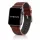 Apple Watch UrbanLeather bőróraszíj / sötétbarna - ezüst csattal / 44/45/46/49 mm