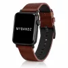 Apple Watch UrbanLeather bőróraszíj / sötétbarna - fekete csattal / 44/45/46/49 mm