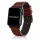 Apple Watch UrbanLeather bőróraszíj / sötétbarna - fekete csattal / 44/45/46/49 mm