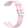 MYBANDZ Dimension szilikon óraszíj ezüst csattal /halvány pink/ 18mm