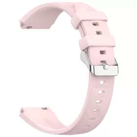   MYBANDZ Dimension szilikon óraszíj ezüst csattal /halvány pink/ 18mm