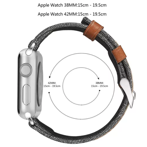 Apple Watch farmer-szövet óraszíj /sötét kék/ 40/41 és 42mm