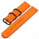 MYBANDZ Szövet óraszíj /narancs/ 18mm