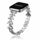 Apple Watch Crystal Bloom láncszemes fém óraszíj /ezüst/ 40/41/42mm