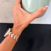 Apple Watch Crystal Bloom láncszemes fém óraszíj /rosegold/ 40/41/42mm