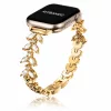 Apple Watch Crystal Bloom láncszemes fém óraszíj /arany/ 40/41/42mm