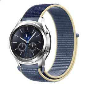  MYBANDZ Tépőzáras rugalmas szövet óraszíj - alaszkai kék/ 22mm