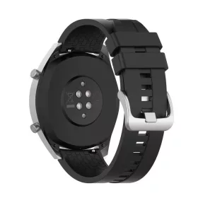 MYBANDZ Sportos szilikon óraszíj - fekete/ 22mm