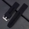 MYBANDZ Sportos szilikon óraszíj - fekete/ 22mm