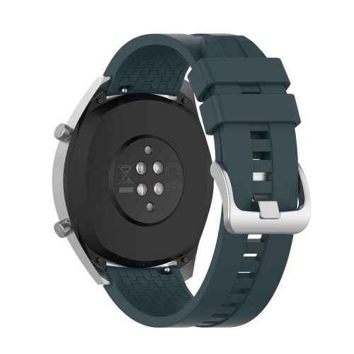 MYBANDZ Sportos szilikon óraszíj - zöldeskék/ 22mm