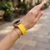 MYBANDZ Szilikon óraszíj gömb csattal /sárga// 22mm