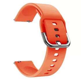 MYBANDZ Szilikon óraszíj fém csattal /piros// 20mm