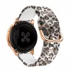 MYBANDZ Szilikon óraszíj rosegold csattal /párducmintás/ / 20mm