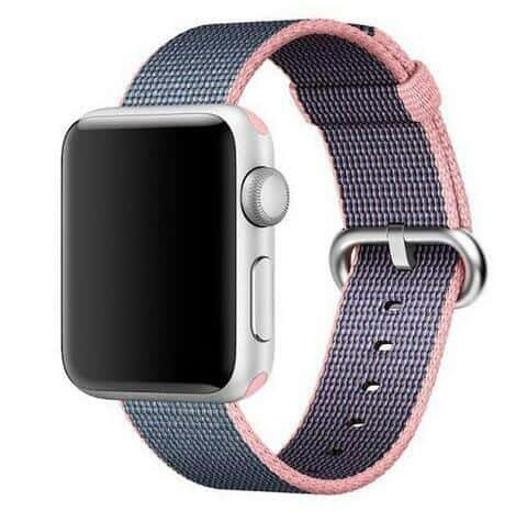 Apple Watch szövet óraszíj /rózsaszín/ 44/45/46/49 mm