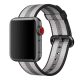 Apple Watch szövet óraszíj /szürke csíkos/ 44/45/46/49 mm
