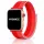 Apple Watch rugalmas szövet óraszíj /piros-fehér/ 40/41 és 42mm