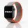 Apple Watch rugalmas szövet óraszíj /szürke-narancs/ 44/45/46/49 mm