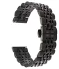 MYBANDZ Jubilee láncszemes fém óraszíj / fekete / 22mm