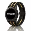 MYBANDZ Jubilee láncszemes fém óraszíj / fekete-arany / 22mm