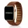 Apple Watch két részes mágneses bőróraszíj /barna/ 40/41 és 42mm