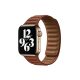 Apple Watch két részes mágneses bőróraszíj /barna/ 40/41 és 42mm