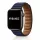 Apple Watch két részes mágneses bőróraszíj /mélykék/ 44/45/46/49 mm