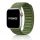 Apple Watch két részes mágneses szövet pánt /zöld/ 40/41/42 mm