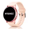 MYBANDZ Szilikon óraszíj fém csattal /púder/ 22mm