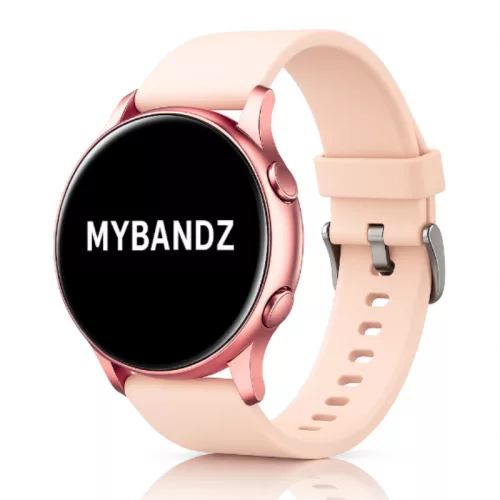 MYBANDZ Szilikon óraszíj fém csattal /púder/ 22mm
