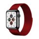 Apple Watch milánói fém óraszíj /piros/ 44/45/46/49 mm