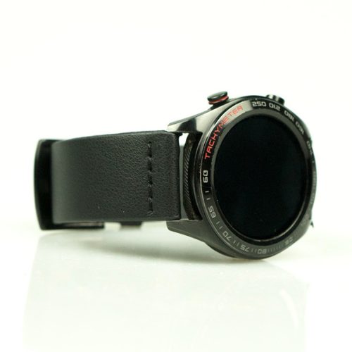 MYBANDZ Olasz prémium bőróraszíj / fekete / 22mm