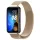 MYBANDZ Huawei Band 8-9 Milánói mágneses fém óraszíj/pezsgőarany