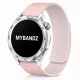 MYBANDZ Litchi mágneses szilikon óraszíj /púder-bézs/ / 20mm