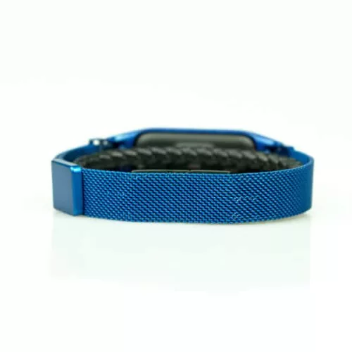 MYBANDZ Mi Band 5/6 - Milánói mágneses fém óraszíj - kék